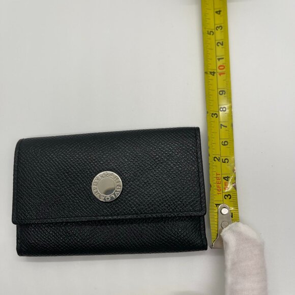 Bvlgari excellent condition authentic Key Case Black ring Made in Italy Bulgari - Picture 13 of 14
